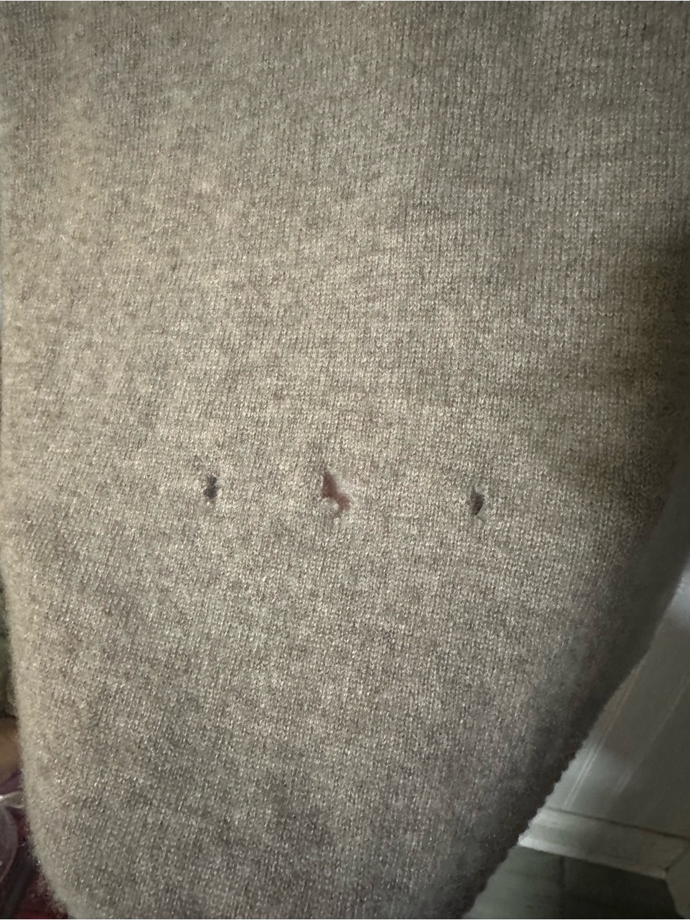 State Cashmere Taupe Turtleneck Sweater - L Wounded bird - Picture 3 of 6